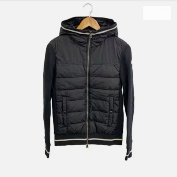 Moncler Other - Authentic Moncler Maglia Cardigan Hybrid Down Puffer Zip-Up Hoodie Size S